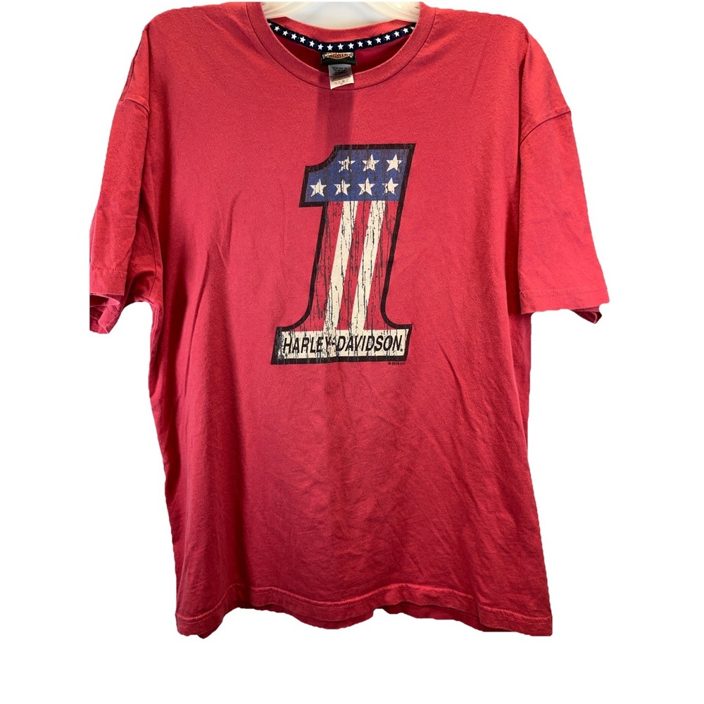 2019 Harley Davidson Motorcycles XL T-Shirt Bowling Green Kentucky Red